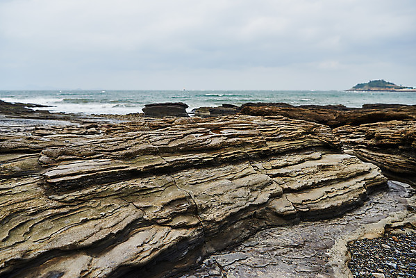 포토 JPG 주간 바다 풍경 사람없음 야외 관광지 가을 명승지 변산반도 부안 해식절벽 국내포토 자연요소 계절 여행 절벽 전라북도 파일형식