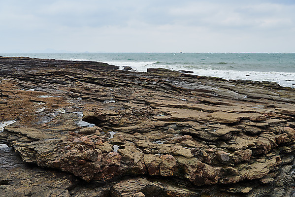 포토 JPG 주간 바다 풍경 사람없음 야외 관광지 가을 명승지 변산반도 부안 해식절벽 국내포토 자연요소 계절 여행 절벽 전라북도 파일형식