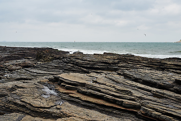 포토 JPG 주간 바다 풍경 사람없음 야외 관광지 가을 명승지 변산반도 부안 해식절벽 국내포토 자연요소 계절 여행 절벽 전라북도 파일형식