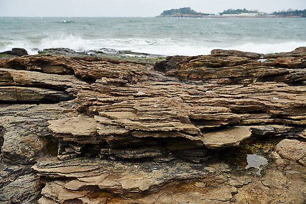 포토 JPG 주간 바다 풍경 사람없음 야외 관광지 가을 명승지 변산반도 부안 해식절벽 국내포토 자연요소 계절 여행 절벽 전라북도 파일형식