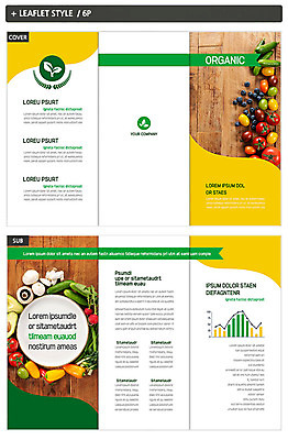 템플릿 표지디자인 표지 ZIP 내지 리플렛 토마토 채소 3단접지 그래프 오이 파프리카 팜플렛 사람없음 초록색 노란색 신선 유기농 블루베리 인디자인 INDD 이미지템플릿 웰빙 컬러 과일 파일형식