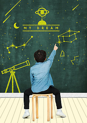 전신 PSD 편집이미지 어린이교육 교육 남자 어린이 한명 앉기 소년 뒷모습 10대 칠판 별자리 꿈 한국인 가리킴 장래희망 천문학 천체망원경 소년한명만 천문학자 이미지편집 직업 1 뷰포인트 모션 청소년 사람 동양인 손짓 망원경 남자한명만 소년만 파일형식