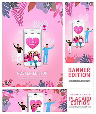 PSD 템플릿 배너템플릿 여자 남자 꽃 ZIP 분홍색 따뜻함 사랑 여러명 스마트폰 컬러풀 환자 하트 헌혈 배너세트 이미지템플릿 모양 식물 배너 감정 캠페인 컬러 다수 의학 사람 핸드폰 스마트기기 세트 봉사 파일형식
