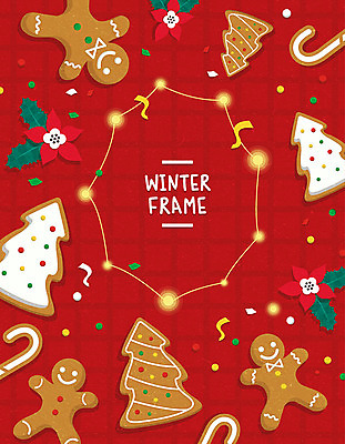 크리스마스장식 겨울 일러스트 지팡이 프레임 사람없음 컬러풀 크리스마스트리 쿠키 오브젝트 진저맨 크리스마스장식지팡이 프레임일러스트 진저쿠키 국내일러스트 AI파일 계절 컬러 크리스마스 디저트 파일형식 벡터