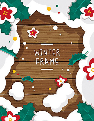 꽃 잎 겨울 일러스트 사각프레임 프레임 사람없음 컬러풀 설원 눈 프레임일러스트 나무배경 국내일러스트 AI파일 자연요소 식물 계절 컬러 백그라운드 날씨 눈_날씨 사각형 파일형식 벡터