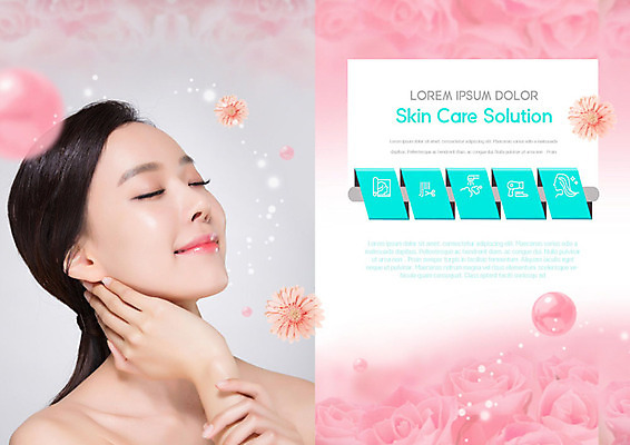 PSD 템플릿 표지디자인 북디자인 출판디자인 여자 꽃 내지 리플렛 분홍색 북커버 한명 팜플렛 상반신 20대 성인 옆모습 뷰티 한국인 물방울 피부관리 스킨케어 의료성형뷰티 성인여자한명만 이미지템플릿 식물 1 뷰포인트 컬러 사람 동양인 청년 여자한명만 성인여자만 파일형식