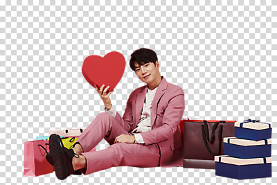 전신 편집이미지 남자 사랑 한명 미소 들기 누끼 앉기 정장 이벤트 20대 성인 옆모습 선물상자 쇼핑백 한국인 하트 하트상자 PNG 성인남자한명만 편집소스 모양 1 옷 감정 뷰포인트 가방 모션 표정 선물 사람 동양인 청년 상자 남자한명만 성인남자만 파일형식