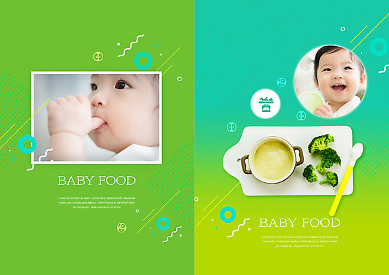 PSD 템플릿 편집 표지디자인 북디자인 출판디자인 여자 표지 리플렛 채소 북커버 비즈니스 건강 팜플렛 두명 초록색 한국인 아기 신선 브로콜리 유기농 이유식 여자아기만 이미지템플릿 웰빙 음식 컬러 사람 동양인 여자만 아기만 파일형식