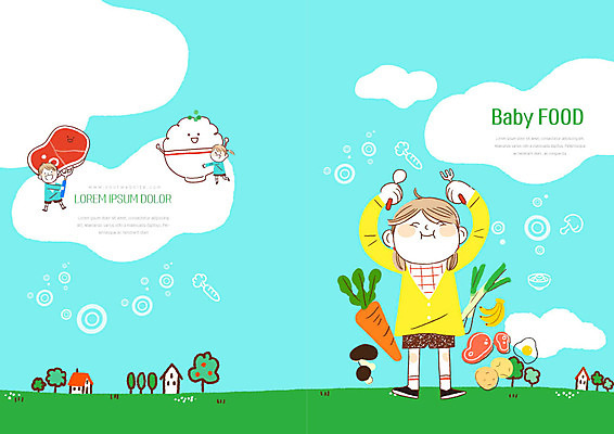 PSD 구름 템플릿 편집 표지디자인 북디자인 출판디자인 여자 표지 남자 리플렛 채소 북커버 비즈니스 밥 건강 육류 팜플렛 잔디 세명 파란색 식사 당근 신선 유기농 이유식 이미지템플릿 자연요소 식물 웰빙 음식 컬러 식재료 뿌리채소 사람 파일형식