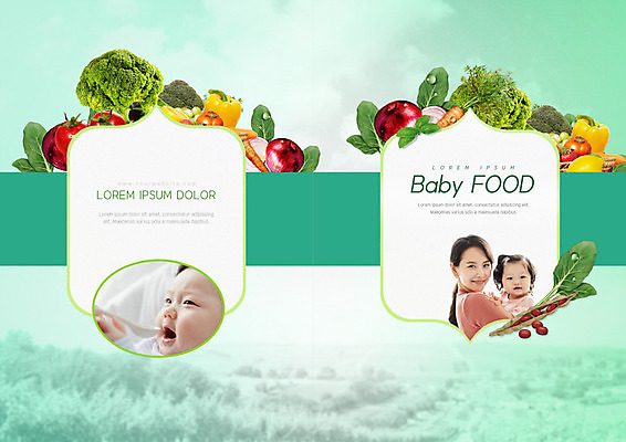 PSD 템플릿 편집 표지디자인 북디자인 출판디자인 여자 표지 남자 딸 아들 리플렛 채소 북커버 비즈니스 가족 엄마 건강 팜플렛 성인 세명 초록색 30대 한국인 아기 신선 유기농 이유식 이미지템플릿 웰빙 음식 컬러 관계 사람 동양인 장년 파일형식
