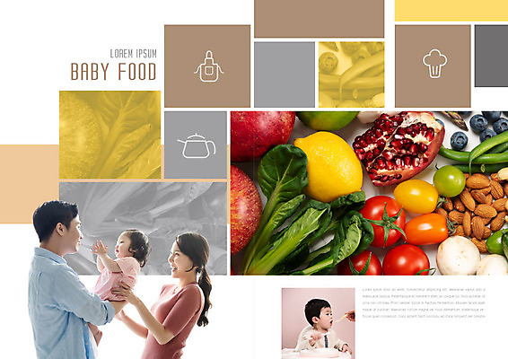 PSD 템플릿 편집 표지디자인 북디자인 출판디자인 여자 남자 딸 내지 아들 리플렛 채소 북커버 과일 비즈니스 가족 엄마 건강 팜플렛 여러명 성인 30대 한국인 견과류 아기 신선 아빠 유기농 이유식 이미지템플릿 웰빙 음식 다수 관계 사람 동양인 장년 파일형식