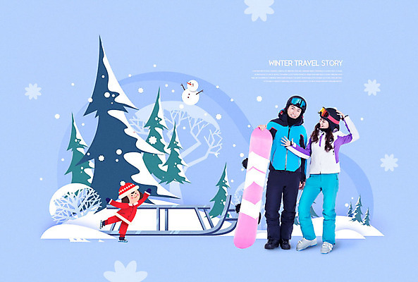 PSD 편집이미지 커플 여자 남자 겨울 눈사람 웃음 사람 성인 두명 30대 파란색 한국인 스케이트 스노우보드 겨울여행 즐거움 스키복 썰매 성인만 카피스페이스 이미지편집 옷 계절 감정 스포츠용품 컬러 여행 관계 스키 표정 동양인 장년 공백 보드_스포츠 파일형식