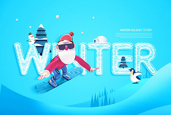 PSD 편집이미지 여행 겨울 눈사람 사람없음 파란색 산타클로스 눈 스노우보드 겨울여행 오브젝트 펭귄 홀리데이 카피스페이스 이미지편집 자연요소 계절 컬러 크리스마스 조류 날씨 휴가 공백 보드_스포츠 파일형식