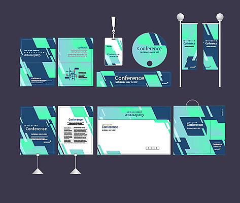 도형 템플릿 배너템플릿 무늬 비즈니스 이벤트 사람없음 파란색 세트 쇼핑백 현수막 전단 엽서 초대장 패키지 사원증 박람회 손부채 기업홍보 소봉투 행사세트 행사템플릿 AI파일 배너 컬러 가방 편지봉투 카드_감사 편지 홍보물 파일형식 벡터