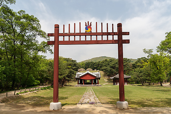포토 JPG 주간 나무 한국전통 여행 유적지 하늘 풍경 사람없음 야외 관광지 봄 세계문화유산 문화재 역사 한국사 조선시대 정자각 조선왕릉 헌인릉 홍살문 이방원 원경왕후 국내포토 자연요소 식물 전통 계절 고건축 한국 왕 전통문 왕릉 파일형식 왕후