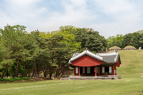 포토 JPG 주간 나무 한국전통 여행 유적지 하늘 풍경 사람없음 야외 관광지 봄 세계문화유산 문화재 역사 한국사 조선시대 어로 정자각 조선왕릉 헌인릉 이방원 원경왕후 신로 국내포토 자연요소 식물 전통 계절 고건축 한국 왕 왕릉 파일형식 왕후 향어로