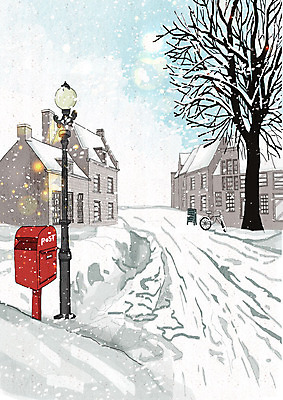 PSD 나무 행복 백그라운드 크리스마스 겨울 가로등 일러스트 날씨 거리 주택 풍경 사람없음 자전거 추위 우체통 흰색 눈 차가움 겨울풍경 겨울배경 국내일러스트 자연요소 식물 계절 공공시설 기념일 감정 컬러 건물 바이크 파일형식