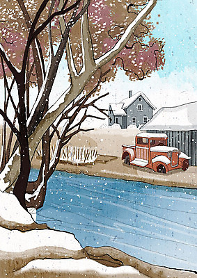 PSD 나무 행복 백그라운드 크리스마스 겨울 일러스트 자동차 날씨 주택 풍경 사람없음 강 마을 추위 흰색 눈 차가움 겨울풍경 겨울배경 국내일러스트 자연요소 식물 계절 기념일 감정 육상교통 컬러 건물 파일형식