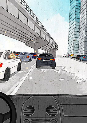 PSD 행복 도로 백그라운드 크리스마스 겨울 일러스트 자동차 날씨 풍경 사람없음 도시풍경 추위 흰색 눈 도시 차가움 가교 겨울풍경 겨울배경 국내일러스트 자연요소 건축물 계절 기념일 감정 길 육상교통 컬러 교통시설 파일형식