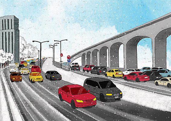 PSD 행복 도로 백그라운드 크리스마스 겨울 일러스트 자동차 날씨 풍경 사람없음 도시풍경 추위 흰색 눈 도시 차가움 가교 겨울풍경 겨울배경 국내일러스트 자연요소 건축물 계절 기념일 감정 길 육상교통 컬러 교통시설 파일형식