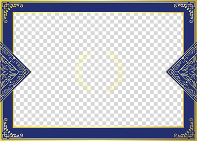 편집이미지 문양 무늬 프레임 누끼 사람없음 장식 파란색 사각형 상패 테두리 PNG 금박 금박장식 당초문 수여 표창장 감사장 편집소스 상장프레임 도형 컬러 상_우승 상장 파일형식