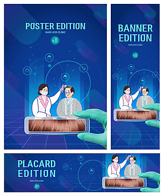 PSD 템플릿 손 배너 배너템플릿 여자 남자 가로배너 ZIP 포스터 세로배너 두명 신체부위 파란색 머리카락 의사 현수막 탈모 탈모클리닉 배너세트 클래식블루 컬러 사람 가로 세로 세트 머리 의료진 클리닉 증상 파일형식 트랜드컬러