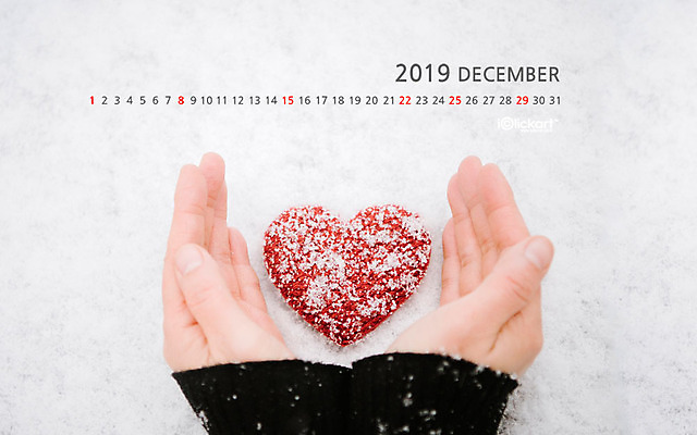 JPG 월페이퍼 바탕화면 12월 날짜 파일형식