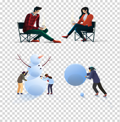 편집이미지 커플 여자 명절 남자 눈사람 누끼 사람 여러명 컬러풀 캠핑 시골 PNG 눈사람만들기 편집소스 전통 기념일 컬러 다수 관계 레저 만들기 파일형식