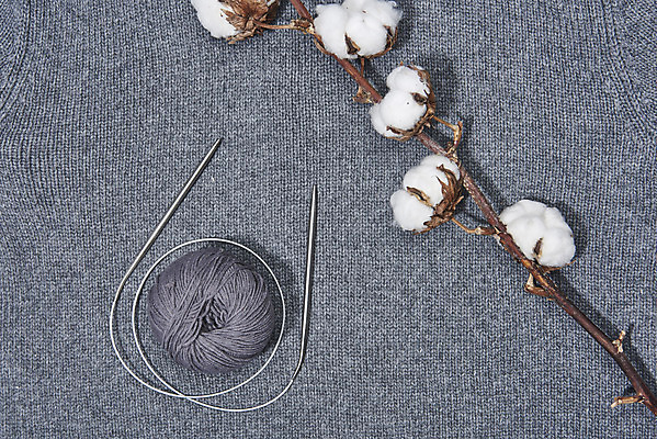 포토 JPG 스튜디오촬영 겨울 재료 재질 회색배경 실내 따뜻함 사람없음 하이앵글 한개 털실 포근함 오브젝트 니트 질감 실뭉치 대바늘 목화꽃 부자재 플랫레이 국내포토 1 계절 꽃 뷰포인트 백그라운드 상의 내부 회색 감각 플랫 실 파일형식