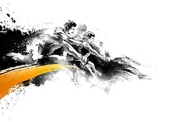 PSD 남자 일러스트 캘리그라피 붓터치 사람 여러명 달리기 파이팅 장애물 육상스포츠 트랙 번짐 육상선수 극복 장애물달리기 남자만 국내일러스트 스포츠 다수 모션 운동선수 경기 파일형식 효과