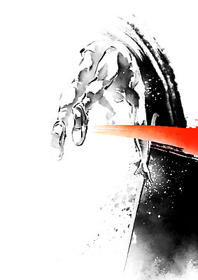 PSD 남자 일러스트 캘리그라피 붓터치 한명 사람 파이팅 장애물 육상스포츠 트랙 번짐 육상선수 장대높이뛰기 극복 남자한명만 국내일러스트 1 스포츠 모션 운동선수 남자만 파일형식 효과