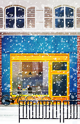 PSD 커플 여자 남자 커피 백그라운드 겨울 데이트 일러스트 탁자 따뜻함 사랑 사람 두명 자전거 카페 눈 겨울배경 국내일러스트 자연요소 계절 감정 음료 가구 관계 날씨 상점 바이크 파일형식