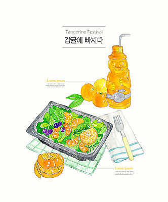 PSD 음료 과일 일러스트 디저트 수채화 귤 사람없음 컬러풀 카페 샐러드 달콤 과일주스 돌하르방 메뉴 메뉴판 제주감귤 국내일러스트 음식 컬러 제주도 상점 주스 맛 특산물 파일형식