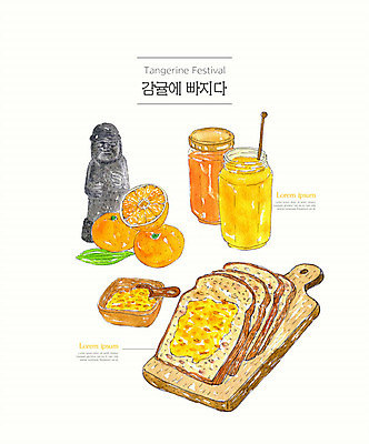 PSD 음료 과일 일러스트 디저트 수채화 귤 사람없음 컬러풀 카페 달콤 과일주스 잼 돌하르방 식빵 메뉴 메뉴판 청귤청 수제청 국내일러스트 음식 빵 컬러 상점 주스 소스_음식 맛 파일형식 과일청