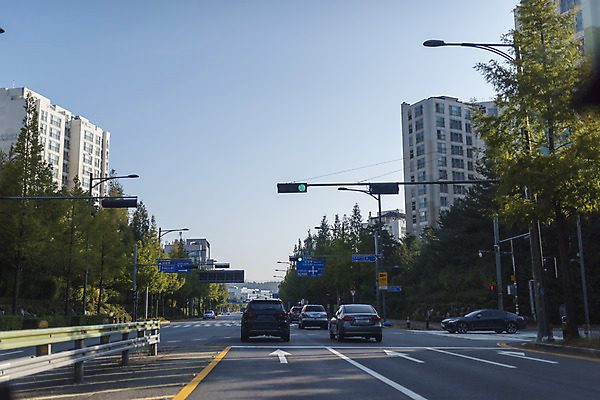 포토 JPG 주간 도로 자동차 하늘 풍경 사람없음 야외 드라이브 운전 신호등 안전운전 차안 국내포토 자연요소 길 육상교통 교통시설 모션 교통안전 파일형식