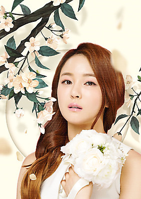 PSD 편집이미지 여자 꽃잎 꽃 수채화 한명 사람 상반신 20대 성인 앞모습 뷰티 한국인 흰색 낙화 의료성형뷰티 성인여자한명만 이미지편집 식물 1 뷰포인트 컬러 동양인 청년 여자한명만 성인여자만 파일형식