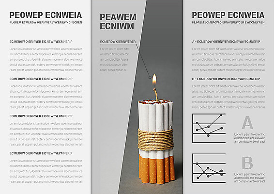 템플릿 표지디자인 북디자인 내지 리플렛 겨울 북커버 3단접지 담배 팜플렛 사람없음 회색 금연 담배꽁초 꺾은선그래프 다이너마이트 이미지템플릿 AI파일 계절 캠페인 컬러 그래프 폭탄 사회이슈 파일형식 벡터