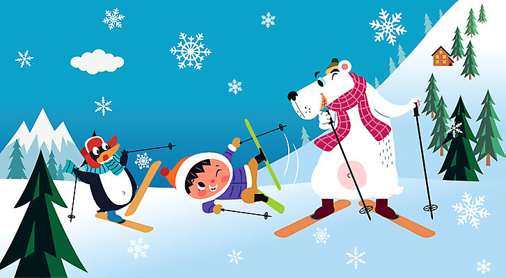 나무 동물 구름 남자 어린이 겨울 일러스트 스키 스키장 눈꽃 한명 사람 파란색 귀여움 설원 눈 즐거움 펭귄 북극곰 스키장비 소년한명만 설산 국내일러스트 AI파일 자연요소 식물 1 계절 감정 스포츠용품 컬러 컨셉 곰 조류 날씨 겨울스포츠 산 눈_날씨 남자한명만 소년만 파일형식 벡터