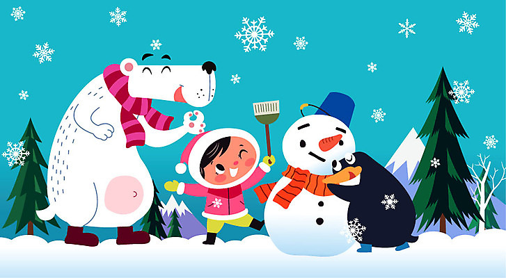 나무 동물 여자 어린이 겨울 일러스트 눈사람 스키장 눈꽃 한명 사람 파란색 귀여움 설원 눈 빗자루 즐거움 펭귄 북극곰 소녀한명만 국내일러스트 AI파일 자연요소 식물 1 계절 감정 컬러 컨셉 곰 조류 날씨 눈_날씨 청소도구 여자한명만 소녀만 파일형식 벡터