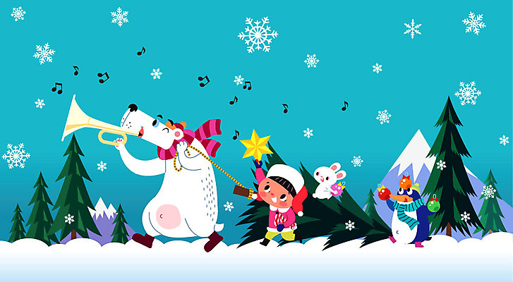 나무 동물 여자 어린이 크리스마스장식 겨울 음표 일러스트 스키장 산 눈꽃 한명 사람 파란색 귀여움 설원 눈 토끼 즐거움 펭귄 북극곰 트럼펫 별장식 소녀한명만 국내일러스트 AI파일 자연요소 식물 1 기호 계절 감정 별 음악 컬러 컨셉 크리스마스 곰 포유류 조류 날씨 눈_날씨 장식 반려동물 금관악기 여자한명만 소녀만 파일형식 벡터
