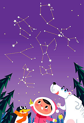 나무 동물 여자 별 어린이 겨울 일러스트 밤하늘 스키장 눈꽃 한명 사람 귀여움 보라색 별자리 눈 즐거움 북극곰 소녀한명만 국내일러스트 AI파일 자연요소 식물 1 계절 감정 컬러 컨셉 곰 하늘 날씨 눈_날씨 야간 여자한명만 소녀만 파일형식 벡터