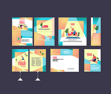 식물 템플릿 배너 배너템플릿 여자 요가 건강 이벤트 세트 소파 운동 현수막 엽서 초대장 여자만 소봉투 행사세트 행사템플릿 홈트레이닝 오하운 AI파일 웰빙 의자 편지봉투 카드_감사 사람 편지 신조어 파일형식 벡터