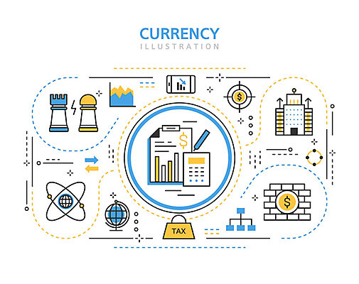 아이콘 빌딩 사람없음 경제 파란색 세계 지구본 경쟁 계산기 하락 무역 문서 상승 세금 하락세 2D아이콘 AI파일 산업 컬러 컨셉 문구용품 건물 장비 파일형식 벡터
