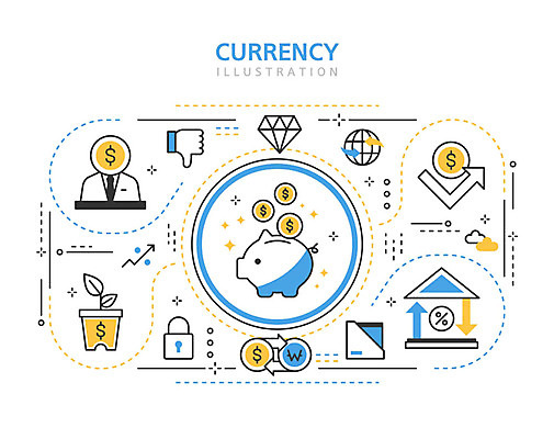아이콘 화분 자물쇠 사람없음 경제 파란색 거래 저축 돼지저금통 무역 상승 폴더 다이아몬드 금리 은행원 2D아이콘 AI파일 직업 산업 컬러 컨셉 금융 저금통 보석 파일 파일형식 벡터
