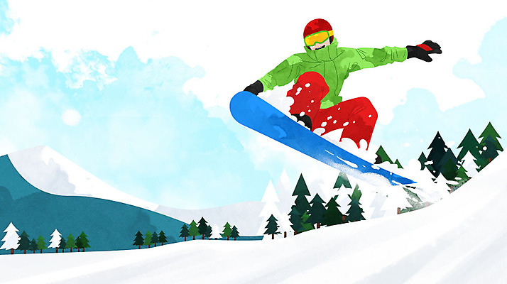 PSD 나무 구름 겨울 일러스트 하늘 한명 사람 설원 점프 눈 스노우보드 즐거움 스키복 스키고글 남자한명만 설산 국내일러스트 자연요소 식물 1 옷 계절 감정 모션 날씨 스키 산 눈_날씨 보드_스포츠 남자만 파일형식