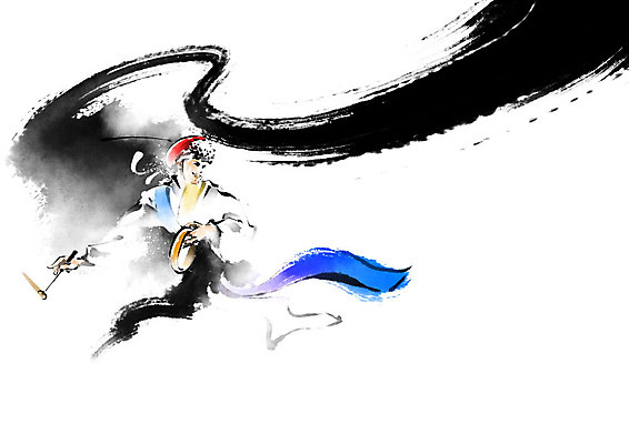 PSD 남자 일러스트 캘리그라피 응원 붓터치 근하신년 국악기 한명 사람 전통놀이 풍물놀이 번짐 꽹과리 상모 꽹과리채 농악꾼 상모돌리기 남자한명만 2020년 국내일러스트 1 전통 악기 놀이 타악기 새해 국악 연도 남자만 파일형식 효과