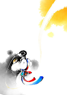 PSD 남자 일러스트 캘리그라피 응원 붓터치 근하신년 국악기 한명 사람 전통놀이 풍물놀이 번짐 꽹과리 상모 농악꾼 상모돌리기 남자한명만 2020년 국내일러스트 1 전통 악기 놀이 타악기 새해 국악 연도 남자만 파일형식 효과