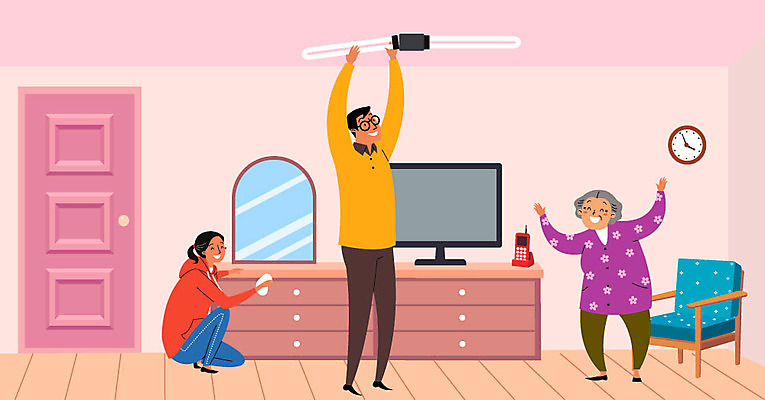 여자 노년 남자 할머니 의자 일러스트 전등 따뜻함 사람 성인 세명 텔레비전 거울 마음 봉사 자원봉사자 즐거움 서랍장 사랑나눔 나눔 걸레질 거실장 국내일러스트 AI파일 감정 가구 조명 사랑 전자제품 도움 청소 파일형식 벡터