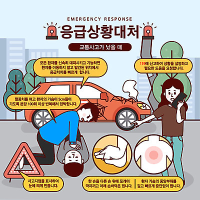 손 여자 남자 말풍선 일러스트 자동차 경고 사람 성인 세명 스마트폰 금지 응급 긴급 교통사고 전봇대 안전교육 긴급상황 비상등 신고 심폐소생술 위급 위급상황 응급상황 응급조치 응급치료 국내일러스트 AI파일 공공시설 교육 육상교통 안전 신체부위 치료 핸드폰 스마트기기 사건 파일형식 벡터