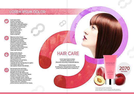 PSD 서양인 외국인 템플릿 헤어스타일 표지디자인 북디자인 출판디자인 여자 내지 리플렛 분홍색 북커버 한명 팜플렛 20대 성인 머리카락 화장품 헤어관리 자두 성인여자한명만 이미지템플릿 1 컬러 과일 사람 인종 청년 뷰티 머리 여자한명만 성인여자만 파일형식